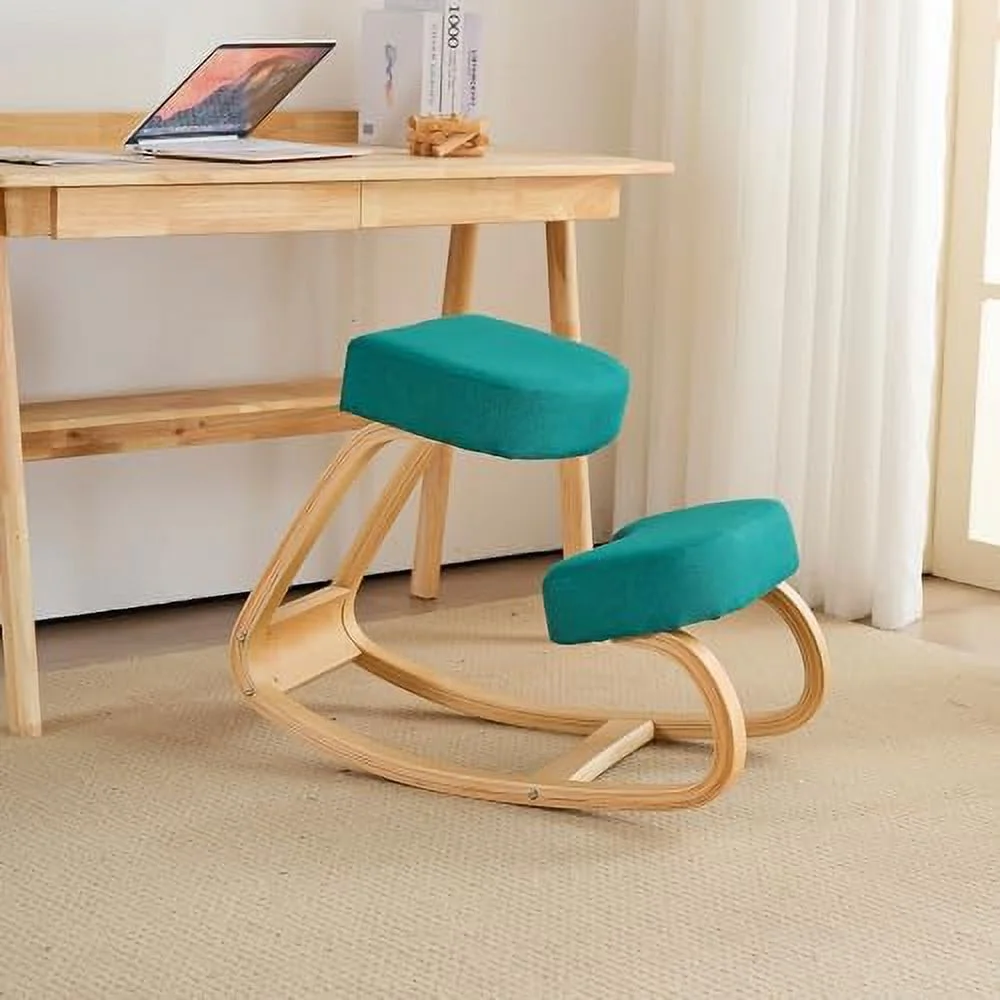 NLIBOOMLife Ergonomic Kneeling Chair Adjustable Kneeling Desk Chair for Desk with Cushion Posture Kneeling Chair for Relieving Neck and Back Pain