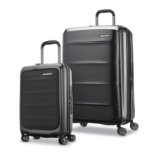 Samsonite Carry-On Pro Front Pocket Hardside Expandable 21-Inch Octiv Luggage: Durable & Impact Resistant, 360° Aero Trac Spinner Wheels