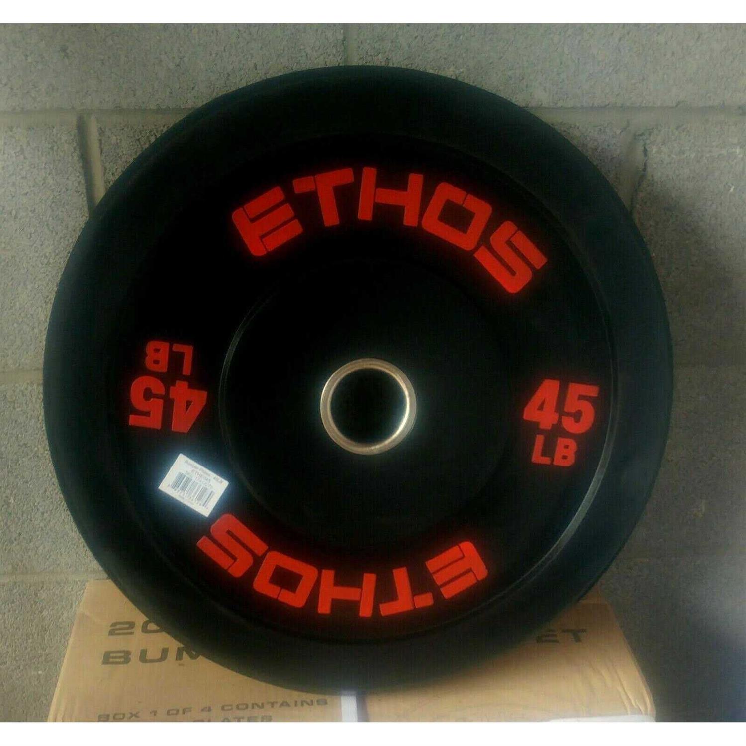 ETHOS Olympic Rubber Bumper Plate - Sports Supplies Online Store