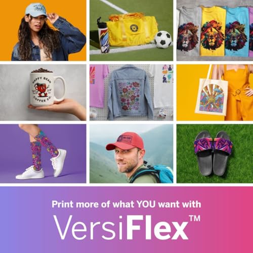 Sawgrass SG1000 VersiFlex Printer Bundle, Innovative Inks & Light Heat Transfer Paper Bundle - Soft-Touch Infusible Ink, 8.5x11 Paper