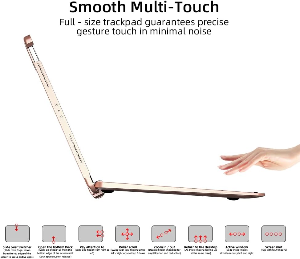 doqo Magnetic Keyboard Case for iPad Air 5th Generation(2022)/iPad Air 4th Generation(2020), iPad Pro 11 2018/2020/2021