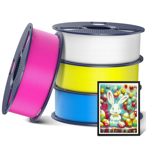 SUNLU 3D Printer Filament Bundle, PLA Plus Filament 10KG 1.75mm, Neatly Wound Filament for Most 3D Printer, 10 Colors, 1kg Spool