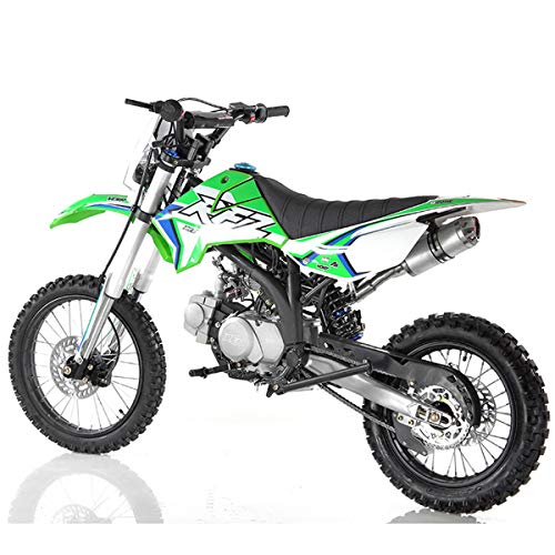 X-PRO 125cc Adult Gas Dirt Pitbike with Headlight, Black