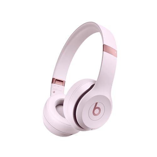 Beats Solo 4 - Wireless Bluetooth On-Ear Headphones, Apple & Android Compatible, Up to 50 Hours of Battery Life - Matte Black (Renewed)