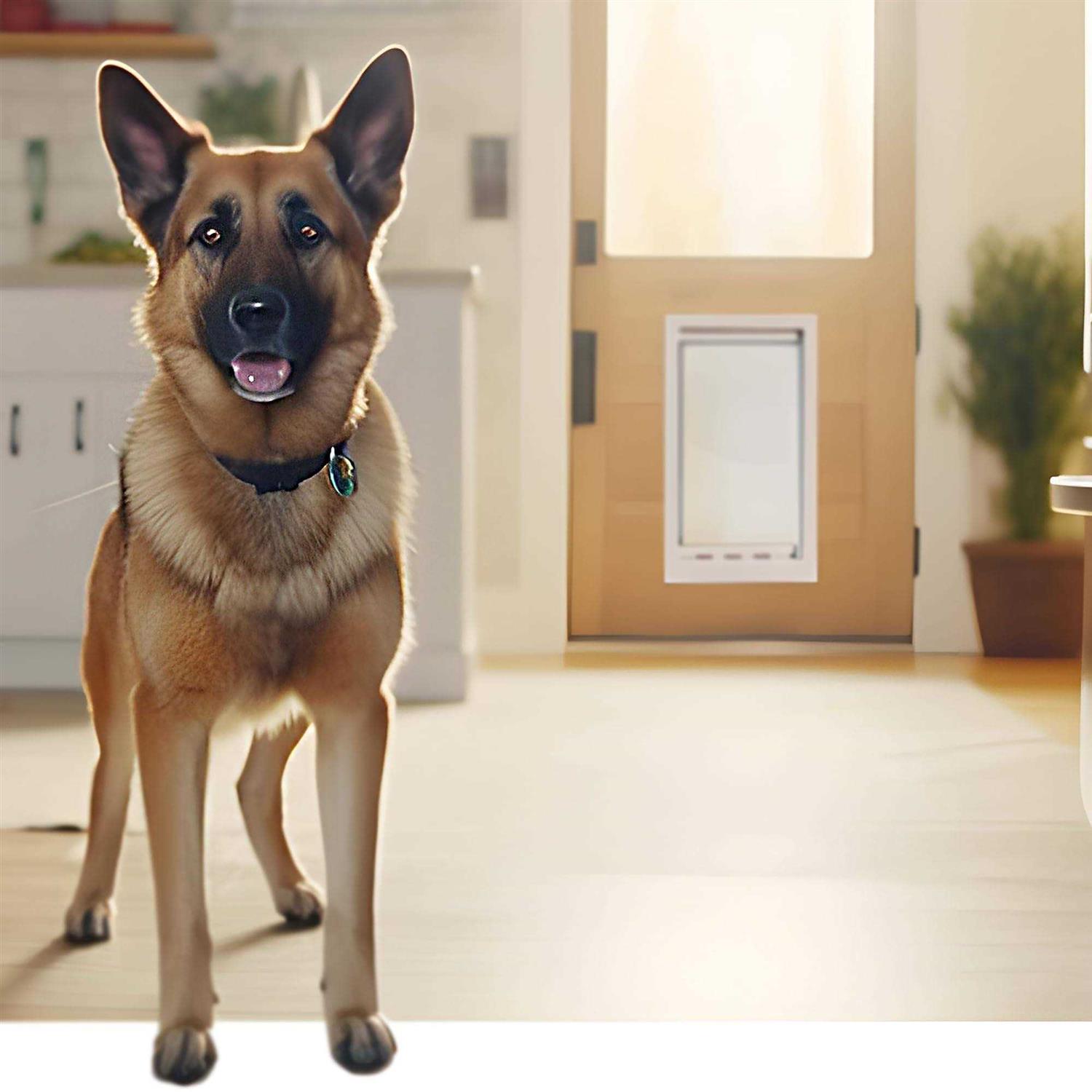 Ideal Pet Products Deluxe White Aluminum Pet Door - Pet Supplies online store