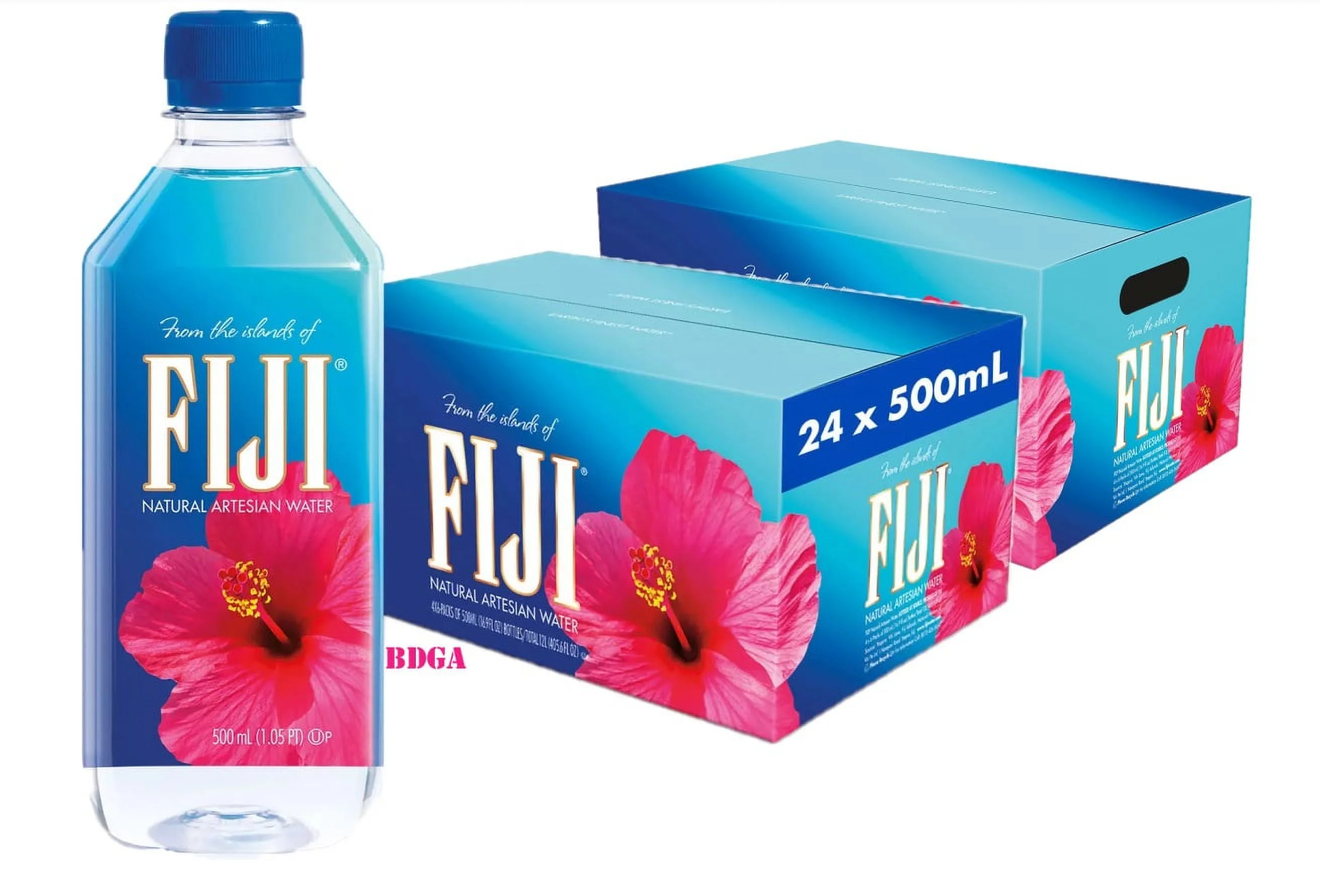 2 Pack | Fiji Natural Artesian Water (16.9oz / 24pk) - Curated Treasures Market