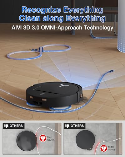 ECOVACS DEEBOT T50 MAX PRO Omni Robot Vacuum and Mop, 18,500Pa Suction, 18mm Auto-Lift, ZeroTangle &TruEdge 2.0, AIVI 3.0 Obstacle Avoidance