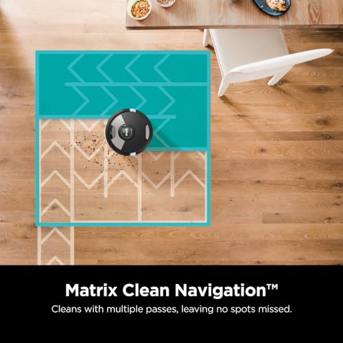 Shark Matrix Plus 2 in1 Robot Vacuum & Mop with Sonic Mopping, Matrix Clean, Home Mapping, HEPA Bagless Self Empty Base, CleanEdge, for Pet Hair