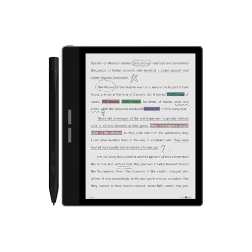 Bigme B751C Color Ebook Reader 7 Inch E-Ink Paper Tablet for Notes Taking, Reading and Writing (Case and Stylus Included)