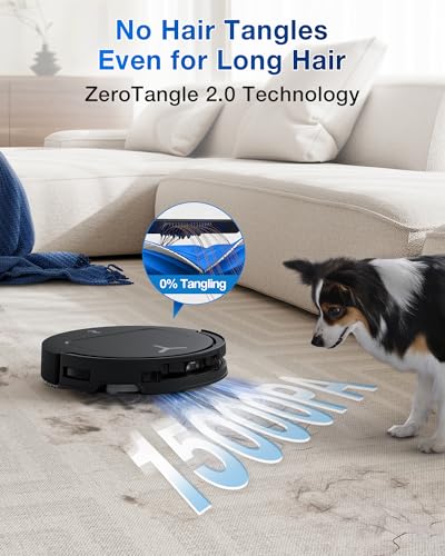 ECOVACS DEEBOT T50 MAX PRO Omni Robot Vacuum and Mop, 18,500Pa Suction, 18mm Auto-Lift, ZeroTangle &TruEdge 2.0, AIVI 3.0 Obstacle Avoidance