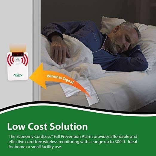 Smart Caregiver Wireless Bed Alarm Alert - 20 by 30 inch Pad