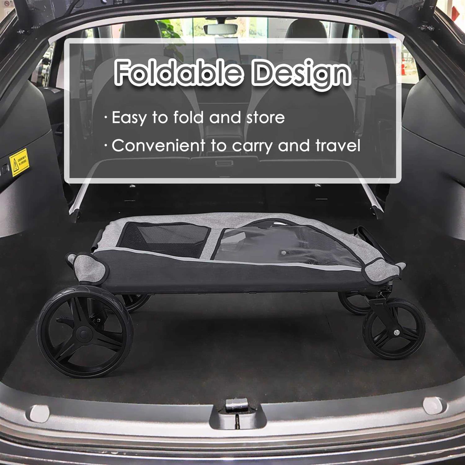 Saudism Dog Stroller For Large Dogs Extra Large Pet Stroller For For Medium Dogs - Pet Supplies online store