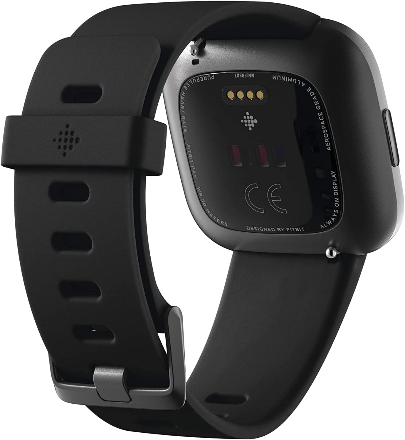Fitbit Versa 2 Health & Fitness Smartwatch with Heart Rate, Music, Alexa Built-in, Sleep & Swim Tracking, Black/Carbon