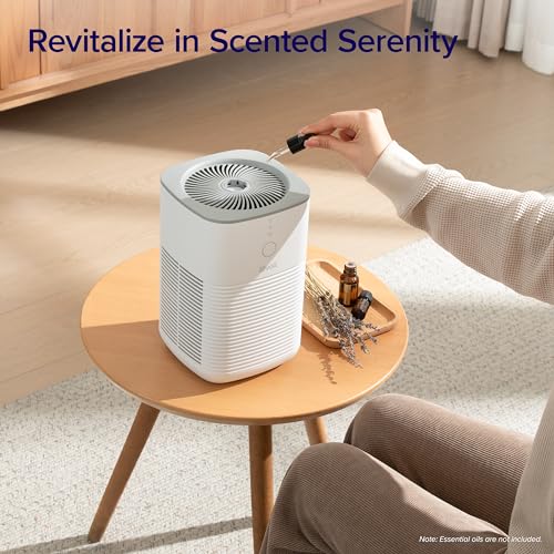 LEVOIT Air Purifiers for Home Bedroom, HEPA Sleep Mode, AHAM VERIFIDE, Smart WiFi for Home Large Room, Quiet Cleaner for Pet Hair, Allergies, Dust