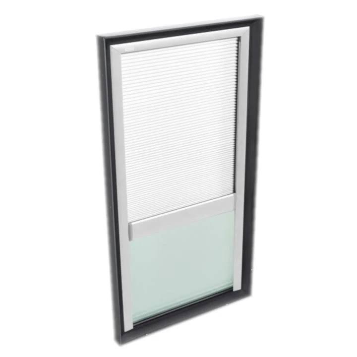 Velux FCM 2246 2004FH00 Skylight with Accessory Tray and Blinds Pleated 22 1/2