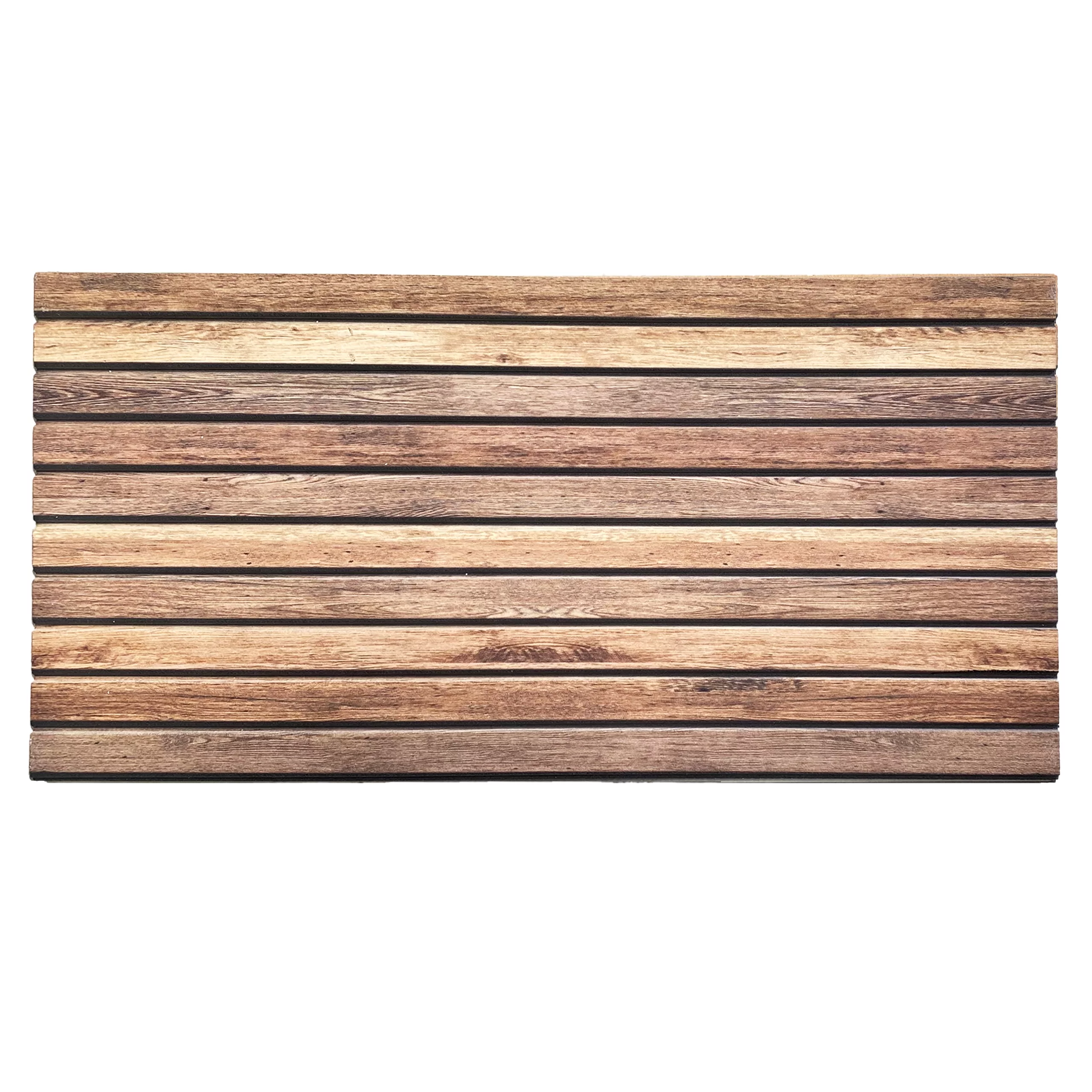 Dundee Deco 3D Wall Panels Wooden Effect - Cladding, Distressed Brown Wood Look Wall Paneling