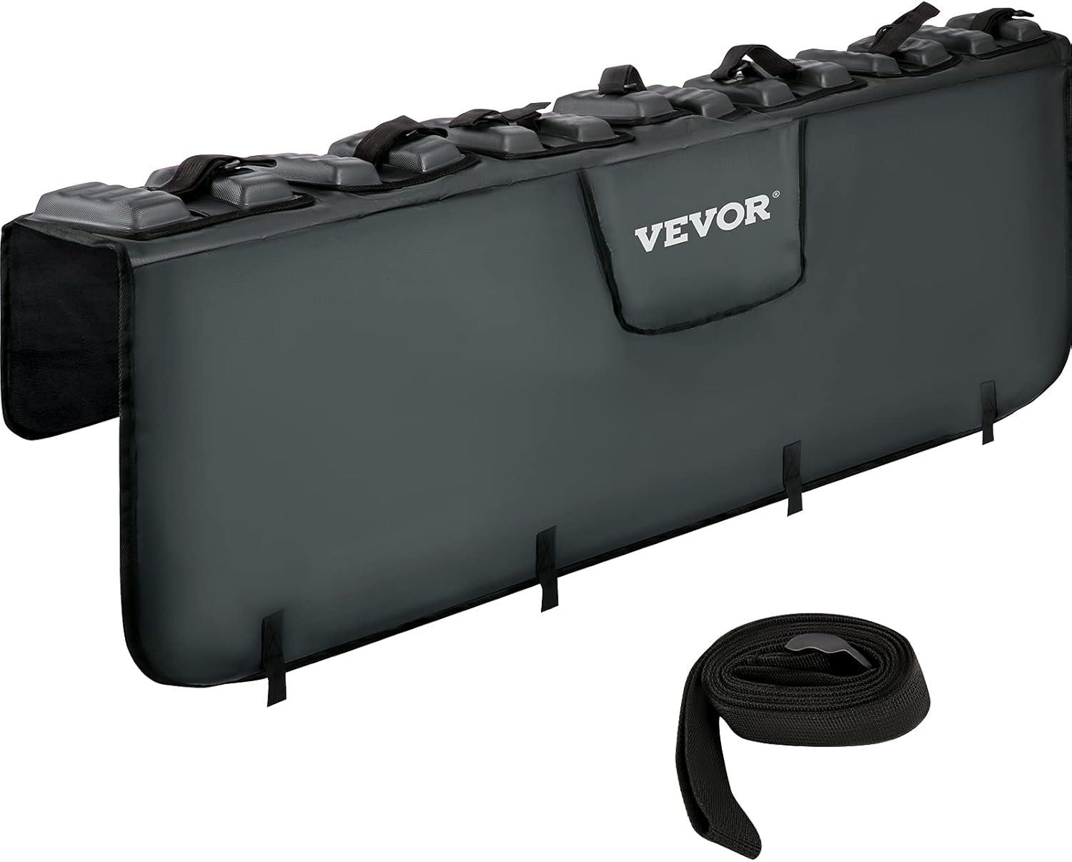 VEVOR Tailgate Pad for Bikes, Tailgate Protection Cover Carries UP to 6 Mountain Bikes, 63 Bike Pickup Pad for Pickup Truck, Upgraded