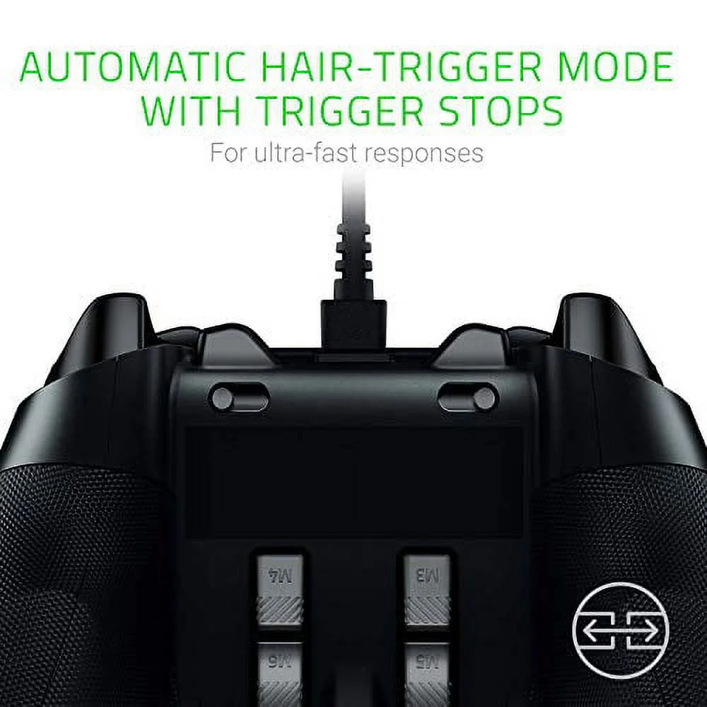 Razer Wolverine Ultimate Officially Licensed Xbox One Controller: 6 Remappable Buttons and Triggers - Interchangeable Thumbsticks and D-Pad - For PC