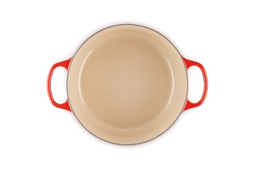 Le Creuset Enameled Cast Iron Signature Round Dutch Oven, 5.5 qt., Cerise