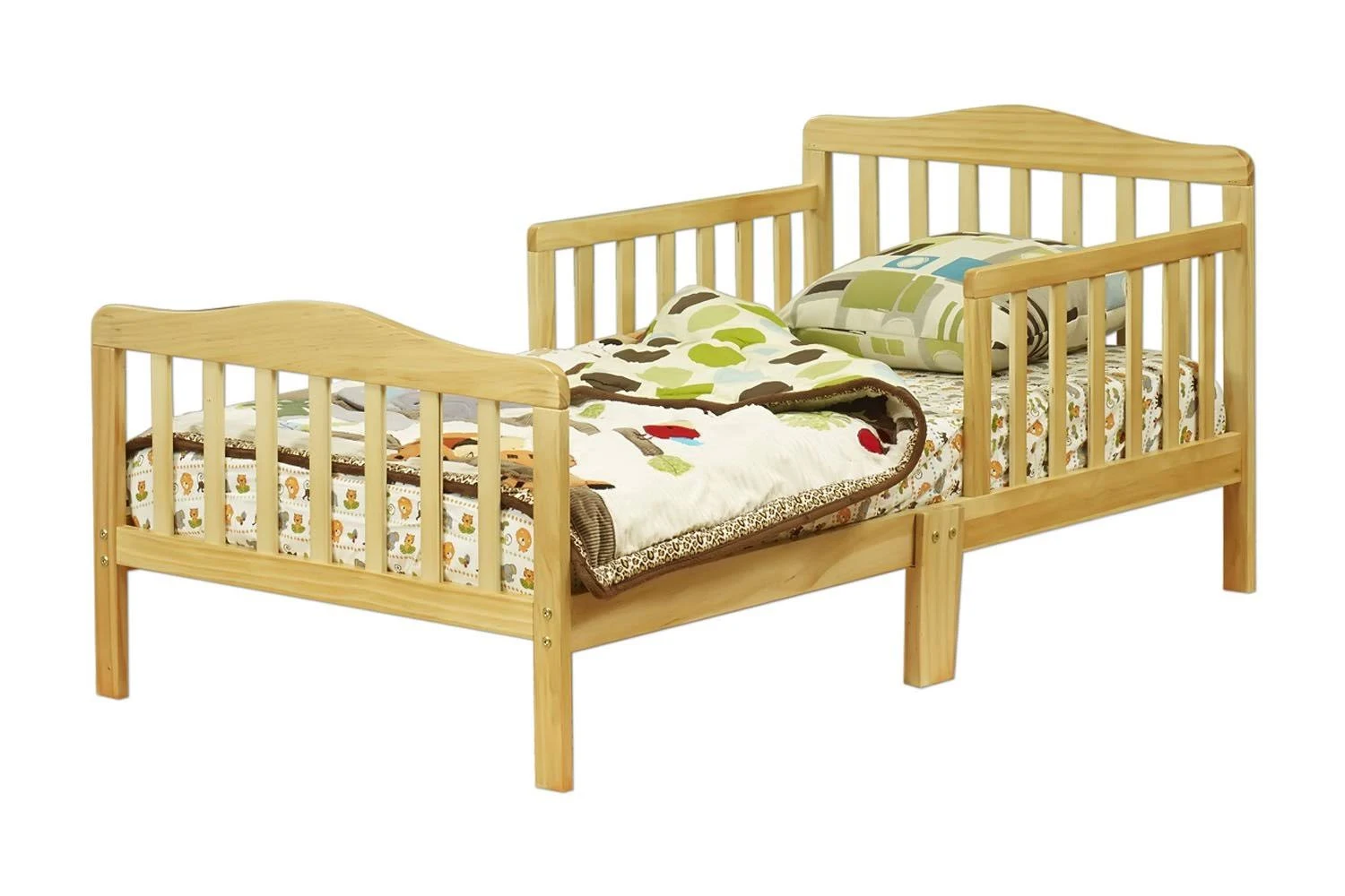 Orbelle Solid Wood Toddler Bed (Natural)