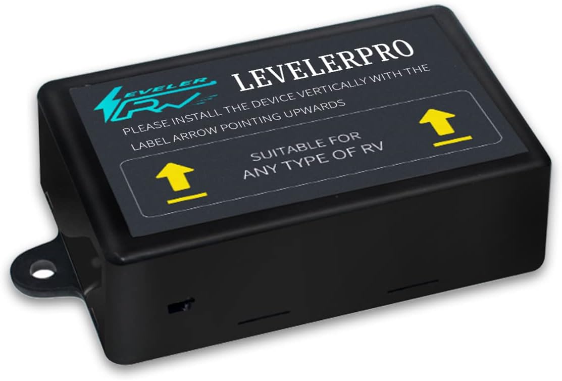 Rhino Storm RVLevelerPRO, Wireless Vehicle Leveling System Fit for RVs, Campers, Trailers, 5th Wheels, Smart RV Leveler for Android & iOS