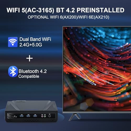 Mini PC Windows 11 Pro, Core i9-11900H(8 Cores 16 Threads