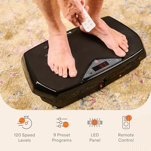 Lifepro Vibration Plate Exercise Machine with Magnetic Acupoints - Full Body Vibration Platform for Beginners and Recovery