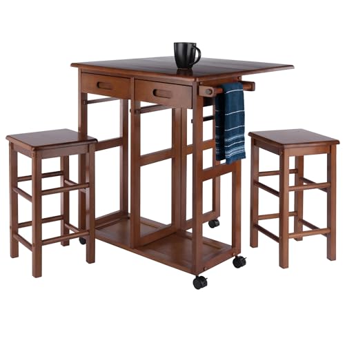 Winsome Suzanne Space Saver Set, for Kitchen, 33", Coffee