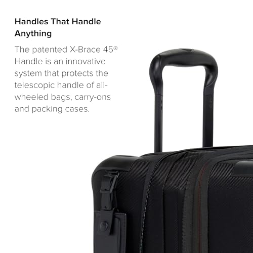 TUMI - Aerotour 4 Wheel Expandable Luggage - Men's and Women's Business and Leisure Travel Suitcase - 21.75" International Expandable Carry-On, Black