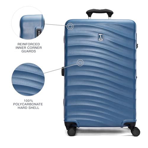 Travelpro Maxlite Air V2 Hardside Expandable Carry on Luggage, 8 Spinner Wheels, Lightweight Hard Shell Suitcase, TSA lock, Black, Carry On 21-Inch