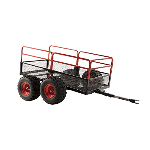 YUTRAX® HC1750 Trailer, Heavy-Duty Trailer, 1750 lb. Load Capacity, Heavy-Duty Steel Construction, Haul 28 Cub Feet, Minimal Assembly