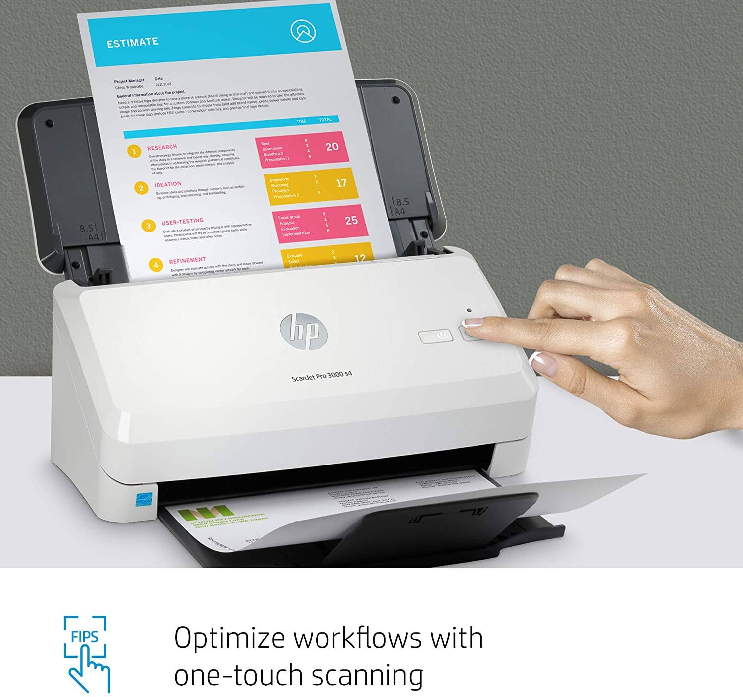 HP Scanjet Pro 3000 S4 Sheet-feed Scanner
