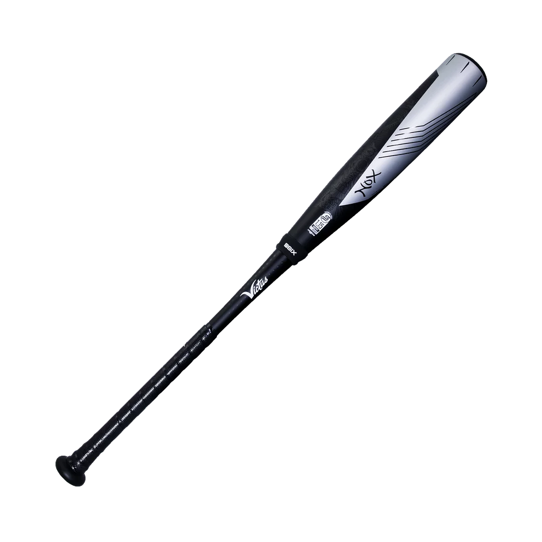 Victus Nox Two Piece Hybrid USSSA 2 3/4" Baseball Bat -8, 28"/20oz (Black/Silver)