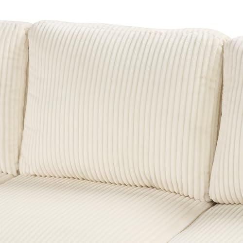 L-Shaped Pull Out Sleep Sofabed,Modern Reversible Sleeper Sectional Sofa Chenille Upholstered Button Tufted Decor with Storage Chaise
