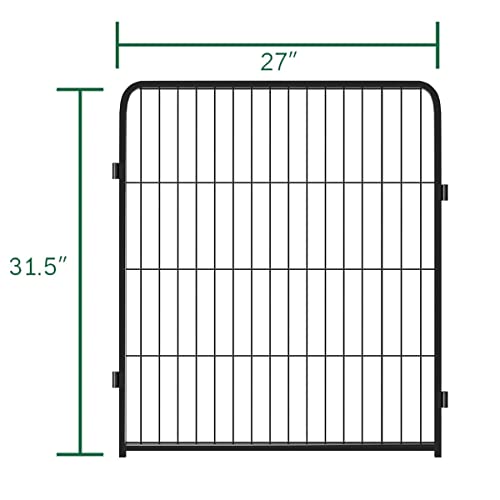 FXW Rollick Dog Playpen for Yard, RV Camping, 32 inch 16 Panels for Small and Medium Dogs│Patented