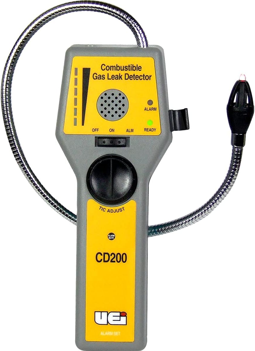 UEi CD200 Handheld Combustible Gas Leak Detector, Deluxe Natural Gas Propane Methane Gas Sniffer