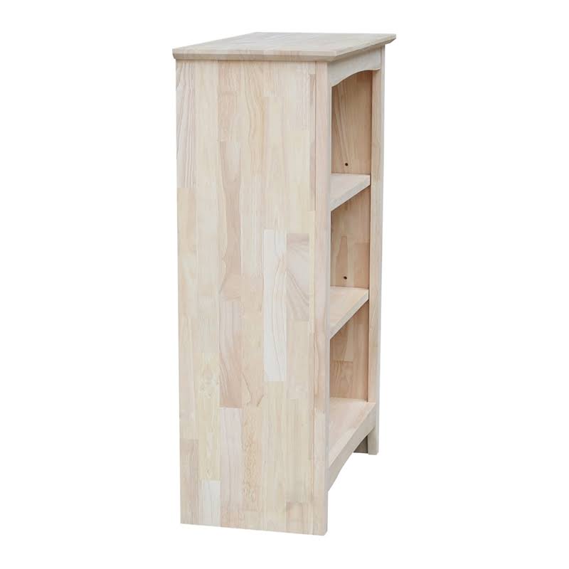 Bowery Hill 36x22 Wood Shaker Bookcase in Natural