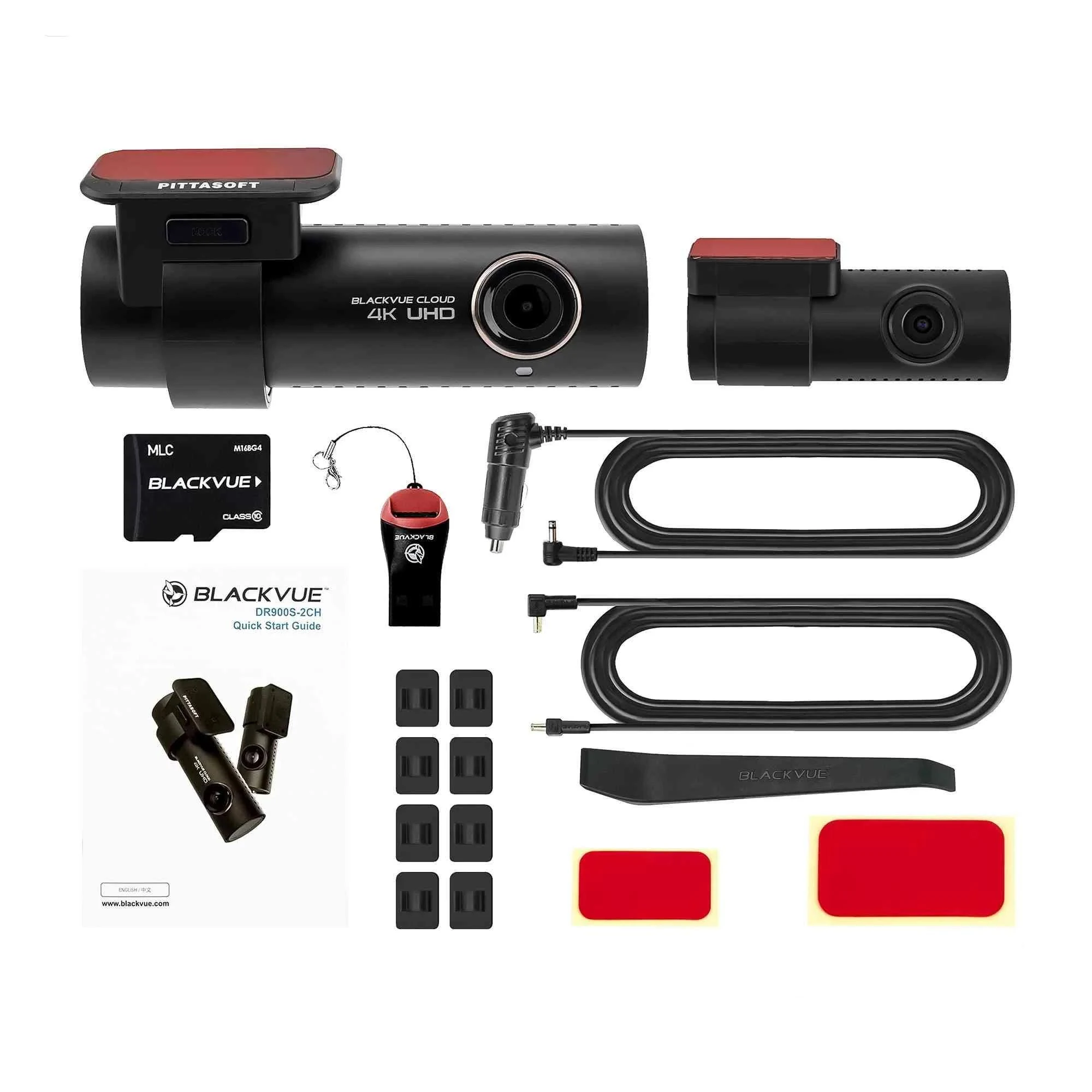 BlackVue DR900S-2CH 4K UHD Dashcam GPS WiFi Cloud (32GB)