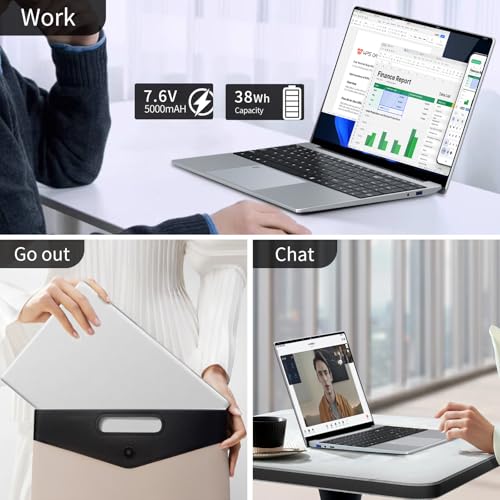 Gaming Laptop N5095, 15.6 Inch Laptop Computer, Laptops 24GB RAM 1TB SSD,Laptops Gamer 180 Angle Opening