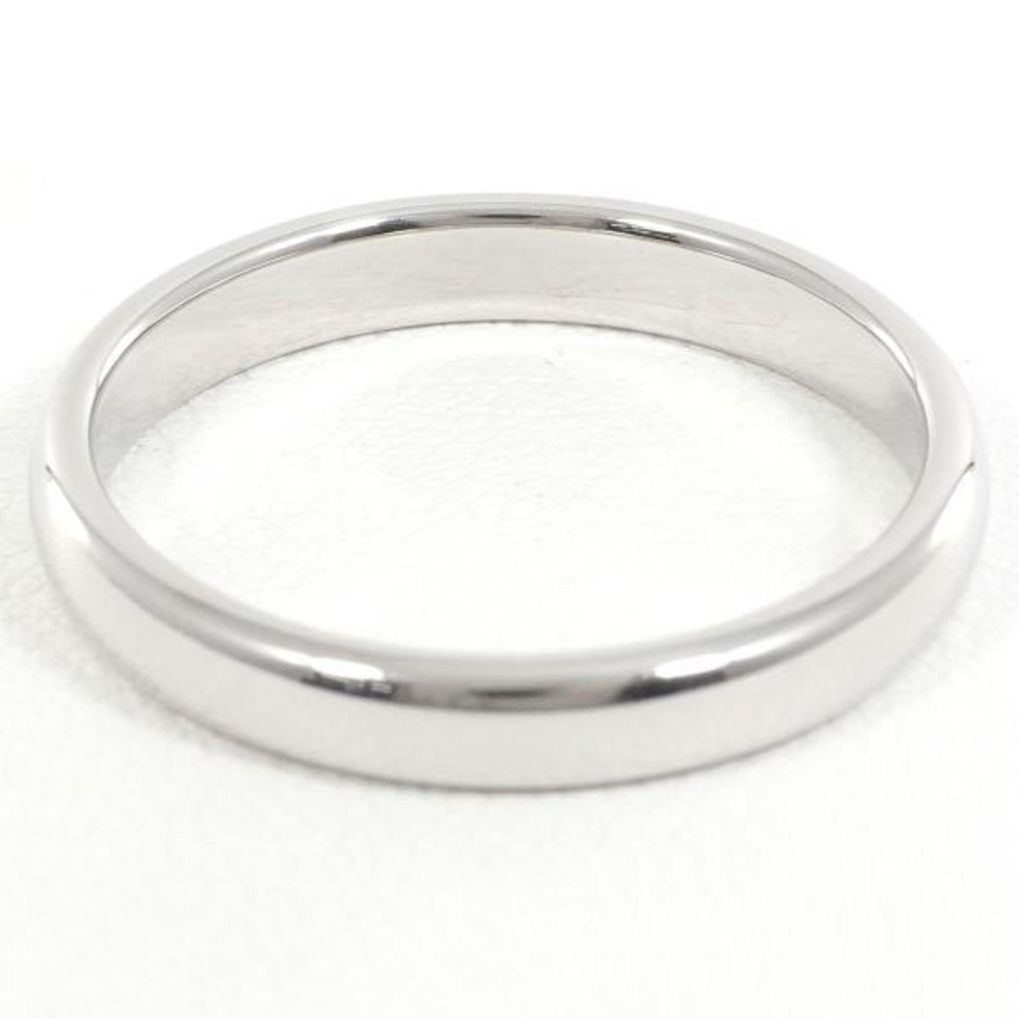 Pre-Owned Tiffany Classic Band 2 Set PT950 Ring No. 14 17.5 Total Weight Approx. 9.8g Jewelry (Good)