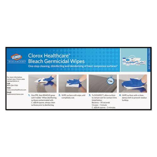 Clorox Healthcare Bleach Germicidal Wipes