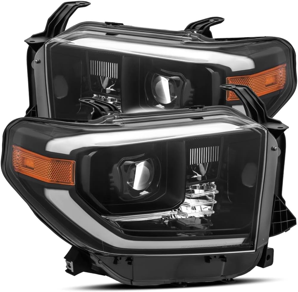 AlphaRex For Toyota Tundra 2014-2020 Projector Headlights LUXX LED Alpha Black | 880804