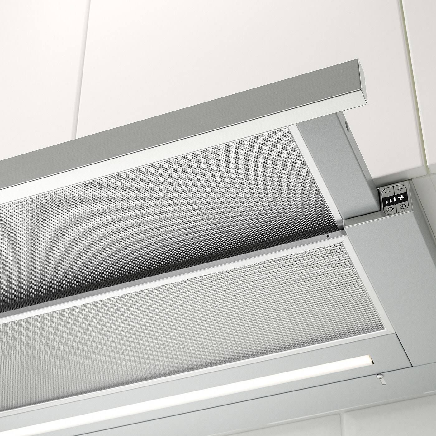 IKEA - UTDRAGBAR Under Cabinet Range Hood, Stainless Steel, Width: 29 7/8