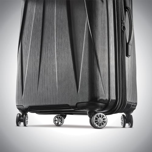 Samsonite Centric 2 Hardside Expandable Luggage with Spinner Wheels, Black, Carry-On 20-Inch