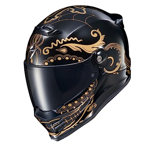 ScorpionEXO Covert FX Full Face Adult Motorcycle Helmet Street Fighter Style with Bluetooth Ready Speaker Pockets DOT ECE 22.06 Approved Unisex