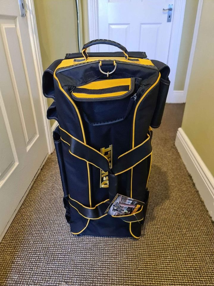Dewalt tool bag with wheels new.