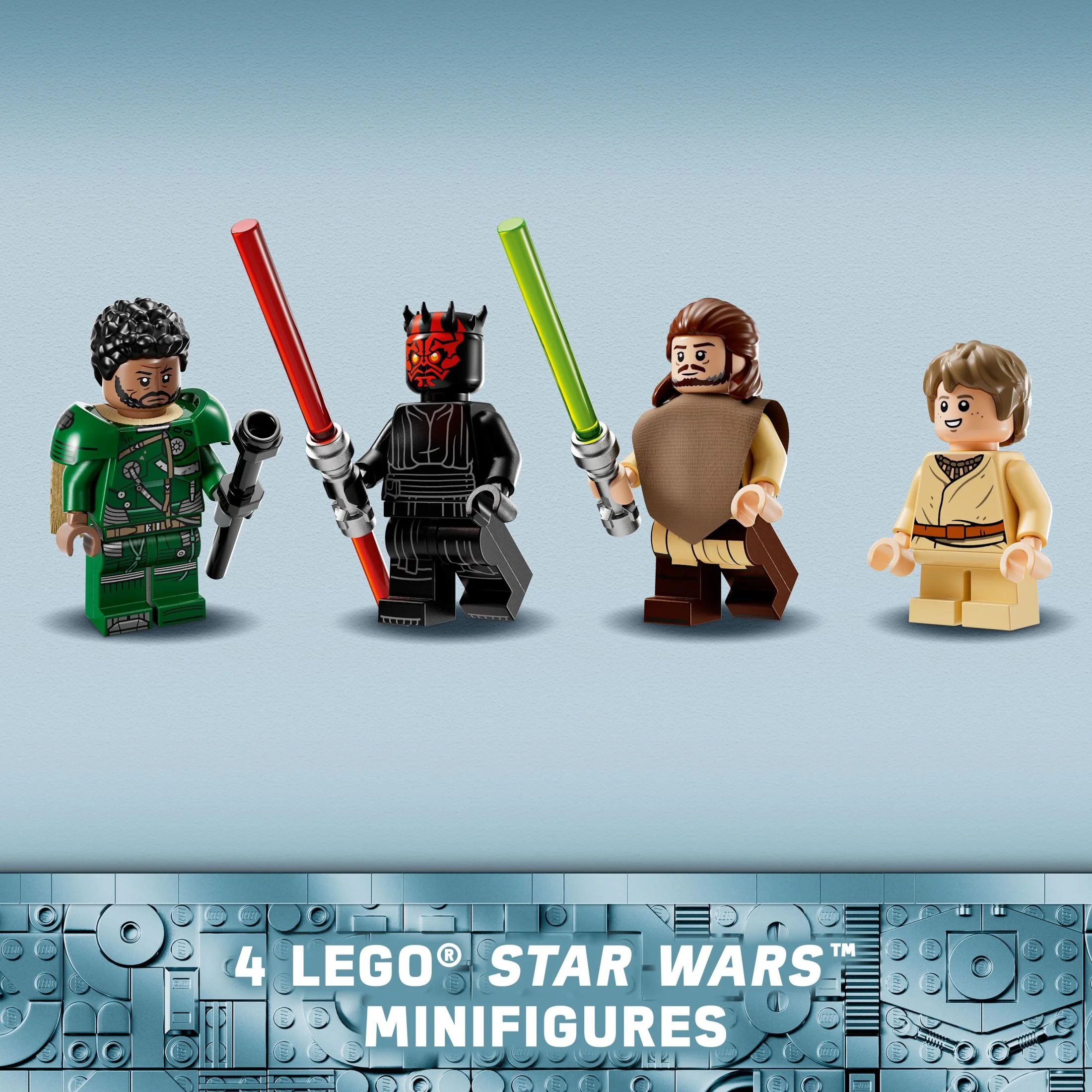 LEGO Star Wars: The Phantom Menace Darth Maul's Sith Infiltrator, Starship Toy, Includes Qui-Gon Jinn, Darth Maul, Anakin Skywalker