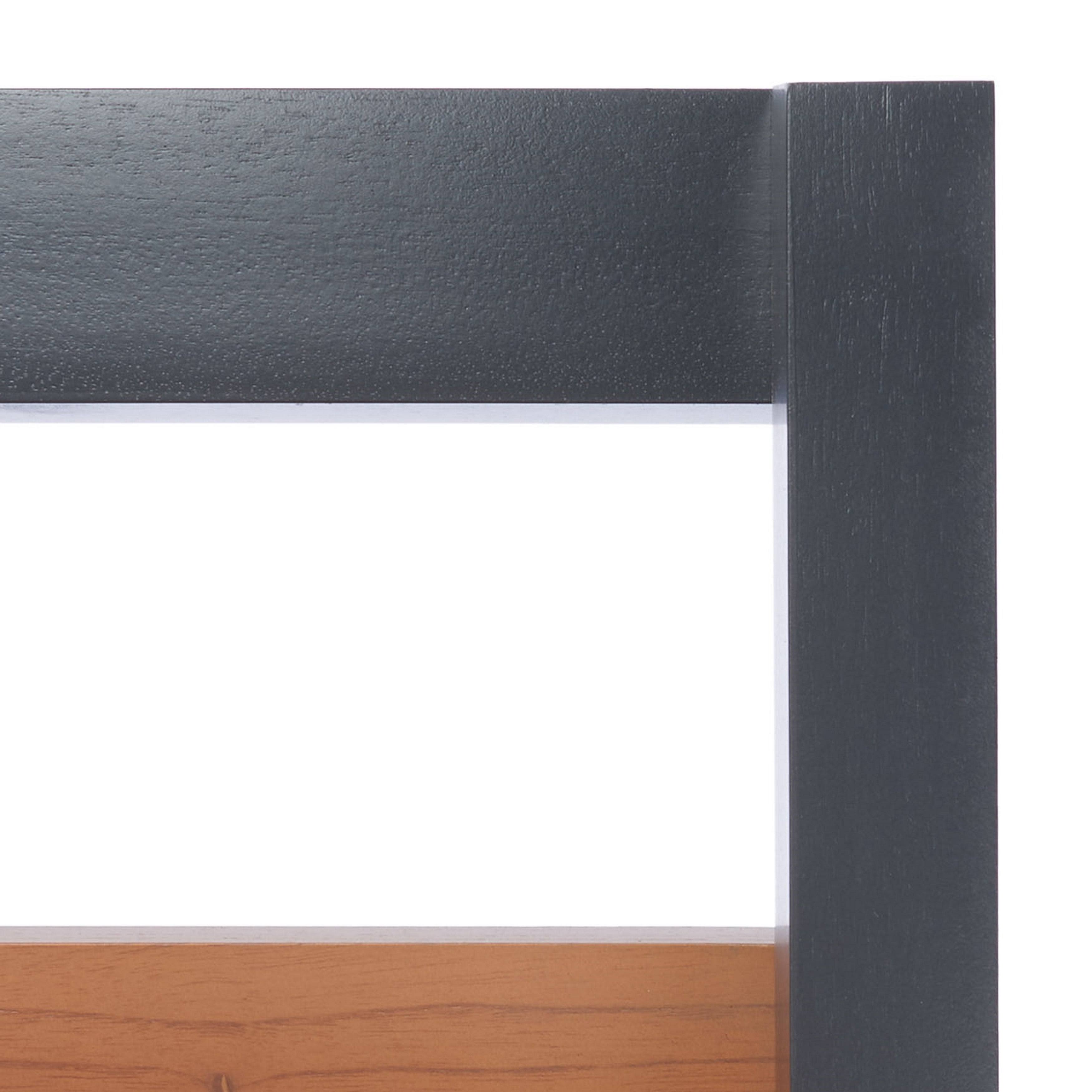 Safavieh Vlad 3 Shelf 1 Door Etagere-Natural / Charcoal