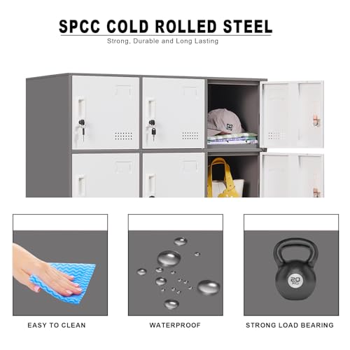 Student Locker Organizer, Multi-Door Steel Locker, Small Locking Cabinet Storage Organizer, Office File Cabinet, Home Locker, Gym Locker
