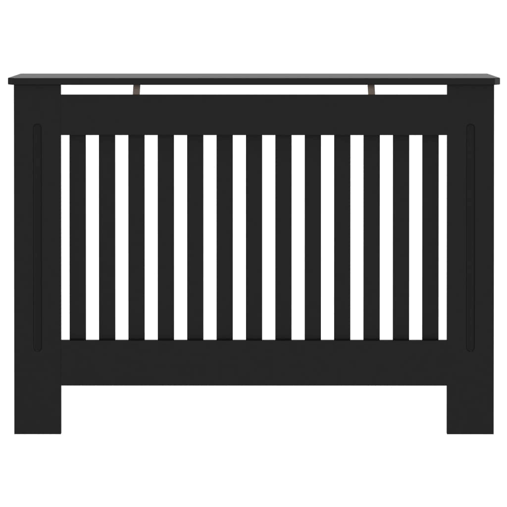 vidaXL Radiator Cover Black 44.1x22x7.5x22x31.9x22 MDF